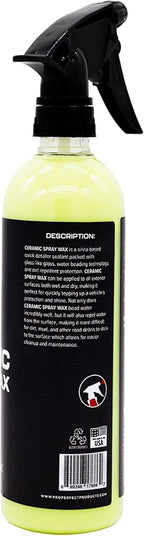 Ceramic Spray Wax (16oz)-ceramics spray coating polish spray wax, polish with beading technology formulated with reactive SIO2 infused silica based with dirt repellent like protection.