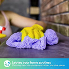 HOMEXCEL Purple Microfiber Cleaning Cloth, 12 Pack Premium Microfiber Towels for Cars, Lint Free, Scratch-Free, Highly Absorbent, Reusable Cleaning Rags for Car, Household, Kitchen, Window,11.5"X11.5"