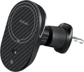 pitaka for Qi2 MagSafe Car Mount Charger, 15W Magnetic Car Phone Holder for iPhone 17/16/15/14/13 Series with NFC Feature, Air Vent [MagEZ Car Mount Pro 2 Qi2]