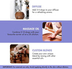 Majestic Pure Essential Oil with Glass Dropper - 100% Pure and Natural - Essential Oils for Diffuser, Aromatherapy, Soap and Candle Making, Clary Sage Essential Oil, Clary Sage Oil, 4 Fl Oz