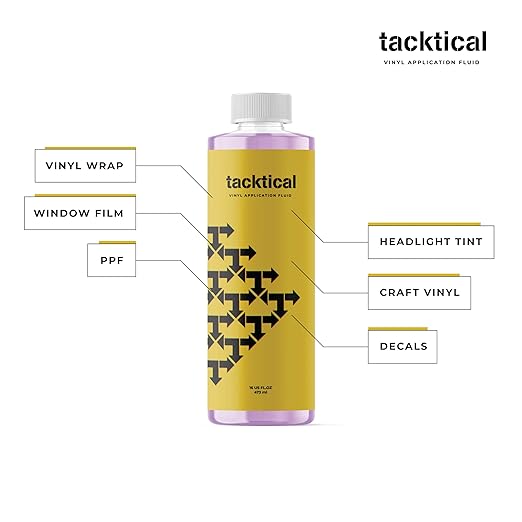 VViViD Tacktical 2 in 1 Application Fluid for Vinyl Wraps, Decals, Stickers, and Window Tint with Spray Head - 16oz (473ml)