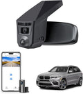 Mangoal Front 4K & Rear 1080p Dash Cam for BMW X5 Gen3 F85 F15 2014 2015 2016 2017 2018(Model C), X5M sDrive35i xDrive35i xDrive35d xDrive50i, OEM Style, 2160P UHD Video, WiFi & APP, 128GB Card
