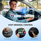 CarlinKit Mini Ultra Wireless CarPlay & Android Auto Adapter - for iPhone/Android 11+, USB-A/C, Plug & Play with Convert Wired to Wireless, 5.8G WiFi Fast & Stable Car with 2016+