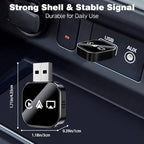 3 in 1 Wireless Carplay Adapter, Car Screen Mirroring Converter, 2026 Upgrade Mirror iOS Phone for iPhone/Airplay/Apple/Android, Bluetooth Auto Link, Wired to Wireless, Plug & Play (for Android)