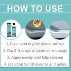 Plastic Clarify Tire Shine, Plastic Clarify For Cars, Car Trim & Plastic Restorer for Refreshing FadedPlastic, Exteriors & Interior Detailer Spray, Plastic Rubber Leather Restorer For Cars (1PCS)