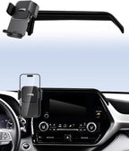 SKYLOTEC Car Phone Holder for Toyota Highlander 2020-2025 Accessories 8-Inch Screen Fixed Clip, Automobile Cradles Phone Mount, Cell Phone Base Not Block Air Vent (Not Fit 12.3-inch Limited Platinum)