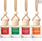 4 Pack Air fresheners | Long lasting car air fresheners, Hand-made in USA | Small room diffuser | Small Business Woman Owned. (8 ml Delightful & Elegant Pack Mix)
