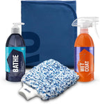 GYEON Wet Coat Kit - Hydrophobic Ceramic Spray Coating for Cars - High Gloss Solutions for Your Car Paint Wheels and Glass - Spray On Rinse Off Easy DIY Use Formula
