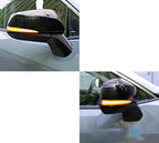 iJDMTOY Smoked Lens Dynamic Sequential Blink/Flow Full LED Side Mirror Turn Signal Light Assembly Kit Compatible with Toyota 2016-2023 Tacoma, 2019-2025 RAV4, 2020-up Highlander, etc