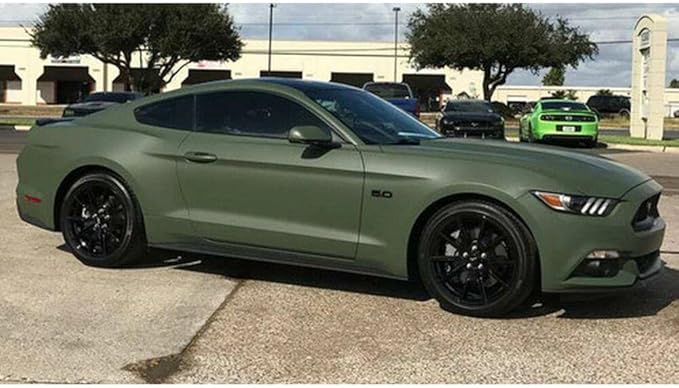 3M Car Wrap Roll 2080 Matte Military Green | M26 | (5ft x 5ft (25 Sq/ft)) | Automotive Vinyl Wrap for Cars - Car Interior Wrap & Exterior | w/Free Instawraps Pro Glove