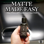 Pinnacle Black Label Ceramic Matte Coating – Ultimate Protection for Matte Paint, Vinyl Wraps & Wheels, No Gloss Finish, Easy Application, 50 mL