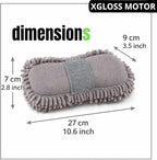XGloss Motor™ Premium Dual-Action Wash Sponge – Scratch-Free Car Wash Sponge with Soft Foam Side & Bug Removal Scrub Backing