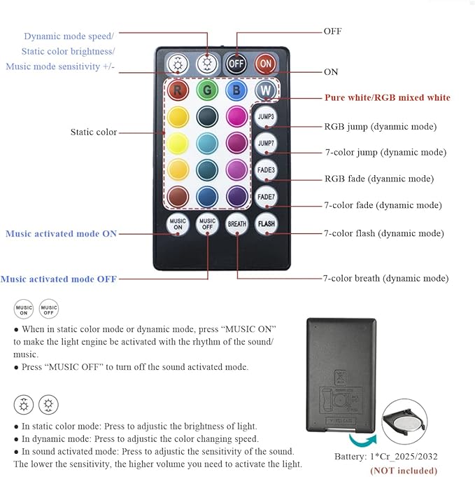 AKEPO 16W Starlights Headliner Kit Mixed Sizes 335pcs (0.03+0.04+0.06in) 13.1ft/4m, APP+Music Activated Effect Fiber Optic Star Lights Kit with Remote Controller for Car Home