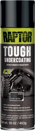 RAPTOR 1K Tough Undercoating, Professional Grade Protective Truck Spray Paint, Extra Durable, 16 oz