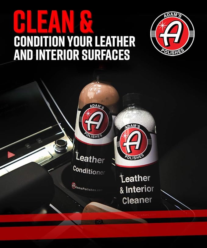 Adam's Polishes Elite Interior - Includes 6 Iconic Cleaning Products for Total Interior Car Detailing | Accessories, Leather Seat Cleaner, Carpet Upholstery, Dash, Vinyl, Air Freshener - Pack of 6