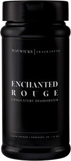 Mavwicks Fragrances - Upholstery Deodorizer (Enchanted Rouge) 16 Oz - Rug, Couch & Carpet Deodorizer - Vacuuming Powder, Pet Safe Carpet Freshener Powder - Odor Eliminator for Home