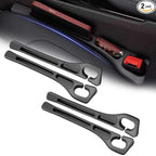 4PCS Car Seat Gap Filler Organizer, Universal Car Seat Gap Blocker with Storage Slot, Leak-Proof Seat Gap Plug for Car SUV Truck, Automotive Interior Accessories, Black