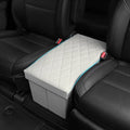 Seat Aisle Storage Box for Ford Explorer 6-Passenger Models – Organizer Rear Seats Passage – Foldable, Easy Installation, for Ford Explorer ST XLT Accessories 2020 to 2025 (White)