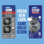 Ozium Membrane Car Vent Clip AC Air Fresheners Car Air Freshener and Car Odor Eliminator (That New Car Smell, 2 Packs)