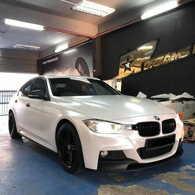 3M Car Wrap Roll 2080 Satin Pearl White | SP10 | (5ft x 30ft (150 Sq/ft)) | Automotive Vinyl Wrap for Cars - Car Interior Wrap & Exterior | w/Free Instawraps Pro Glove