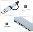 TEHAUX USB Hub Expander Type Connector for Laptops Fast Data Transfer for Printers Hard Drives and More No Driver Needed Portable Design