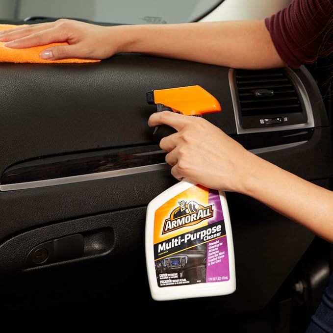 Armor All Car Cleaner Spray Bottle, Cleaner for Cars, Truck, Motorcycle, Multi-Purpose, 16 Oz, Pack of 6, 78513-6PK