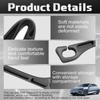 4PCS Car Seat Gap Filler Organizer, Universal Car Seat Gap Blocker with Storage Slot, Leak-Proof Seat Gap Plug for Car SUV Truck, Automotive Interior Accessories, Black