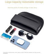2 Pack Car Seat Gap Filler Organizer,Premium Leather Console Organizer Interior Accessories for Phone,Sunglasses,Keys, and Small Items, Universal Fit for Car, SUV and Truck