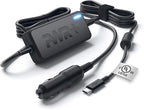 USB-C CAR Charger for Dell Latitude 3410 3510 3540 3550 5320 5420 5430 5440 5530 5540 5550 7320 7420 7430 7440 7450 Pro Rugged 14 16 Plus Laptop DC Adapter - UL Safety, Long Power Cord, Fast Charge