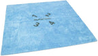 Autofiber [Quadrant Wipe] Premium Coating Leveling Towel (16"x16") 10 Pack (Blue)