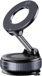 Car Phone Holder for Magsafe 360° Adjustable Car Phone Mount [78+LBS Strongest Suction & 2400gf Magnetic] Phone Holders for All Car for iPhone 17 Pro Max 16 15 14 13 12 Air Plus (Black)