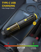 NEVERLAND Car Vacuum - 20000Pa Powerful Suction Mini Vacuum Cleaner Blowing & Inflating 4-in-1 Portable Vacuum Cordless for Car, Office Desk, Keyboards