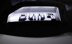 iJDMTOY Xenon White LED Background Illumination Kit Compatible with 2017-2021 Ford F250 F350 F450 Super Duty Side Fender Chrome Emblem
