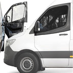 Living in a Bubble Magnetic Bug Screen for Front Doors (Pair), Universal Size for Sprinter, Metris, Ford Transit, and Other Vans & Cars - Car Living Essentials & Van Life Accessories