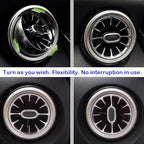 12 Colors Air Vent LED Ambient Light Atmosphere Lamp For Mercedes Benz W117 CLA-Class