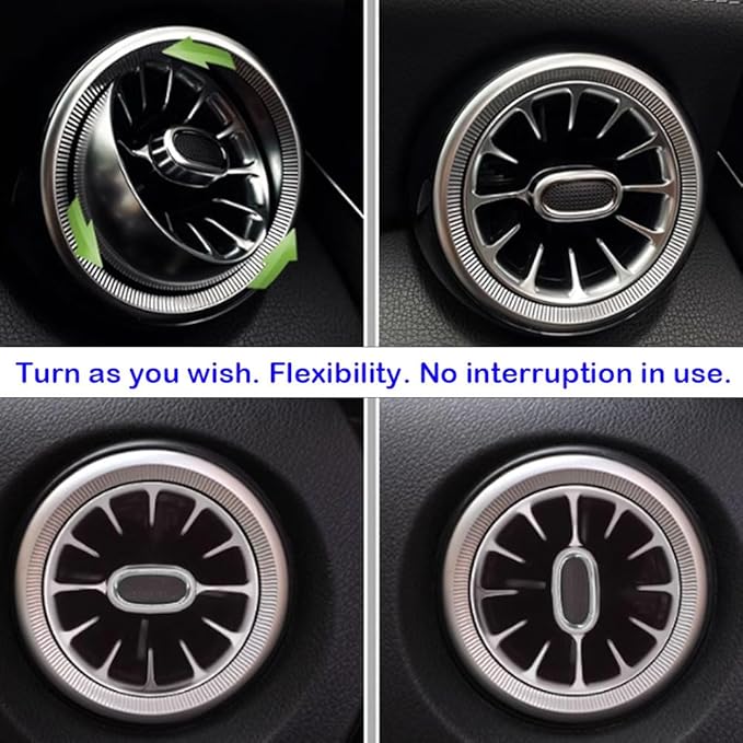 12 Colors Air Vent LED Ambient Light Atmosphere Lamp For Mercedes Benz A/B/CLA/GLA Class