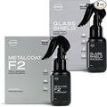 Nasiol Metalcoat Spray Nano Ceramic Coating and Glasshield Spray Rain Repellent Set