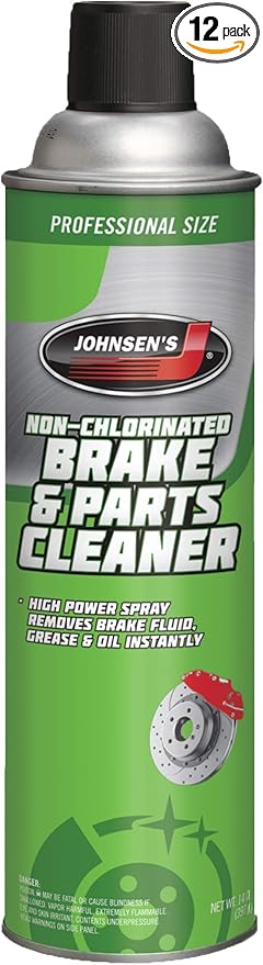 Johnsen's 2413-12PK Non-Chlorinated Brake Parts Cleaner - 14 oz., (Pack of 12)