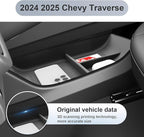 SKTU 2-Pack for 2024 2025 2026 Chevy Traverse Center Console Organizer for 2024 2025 2026 Chevy Traverse Console Tray 2024 2025 2026 Chevy Traverse Accessories Lower Console Tray