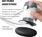 Car Flow Tire Shine Applicator, Reusable Non-Drip Streak-Free Tire Dressing Applicator Pad, Automotive Tyre Shining Detailing Tool, Compatible with Most Tyre Shine and Gels
