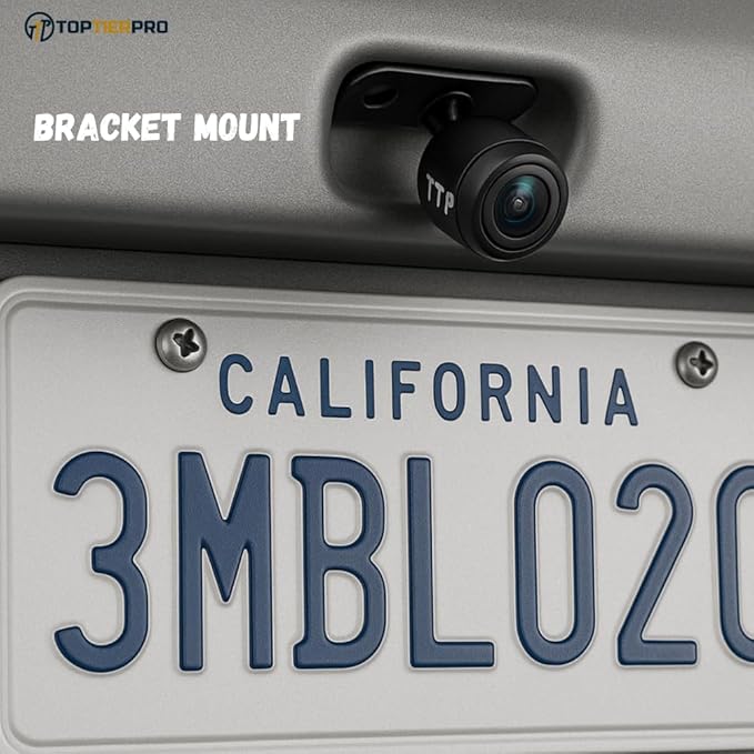 Backup Camera for Car AHD 3-in-1 Night Vision Reverse Camera for Cars & Trucks, Waterproof Front View/Rear View Camera, Universal Back up Camera for RV, SUV, Pickup