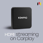 HDMI Wireless CarPlay Adapter – HDMI in for Watch Fire TV Stick, Switch & iPhone on Car Screen 2-in-1 Video Dongle for OEM Wired CarPlay USB A & C