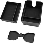 LUWU 2025 2026 Lexus TX Accessories Compatible with 2024-2026 Lexus TX350/TX500/TX550 Center Console Organizer Armrest Console Organizer & Front Center Console Cup Holder Mat 3PCS