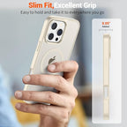 SUPFINE Magnetic for iPhone 16 Pro Max Case (Compatible with MagSafe) (Military Grade Drop Protection) Slim Translucent Matte Shockproof with Anti-Fingerprint Phone Case,Antique White