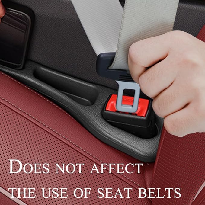 Car Seat Gap Filler Organizer Compatible with Toyota Camry Accessories Seat Gap Plug Blocker with Storage Slot Non-Slip Car Cup Holder Coaster Black