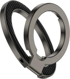 MagSafe Phone Ring Holder, 360° Rotation Magnetic Phone Grip Kickstand with Double-Sided Magnet Mag Safe Finger Ring Stand for Samsung S26 S25 FE S24 Ultra iPhone 17/16/15/14 Pro Max Google Pixel 10a