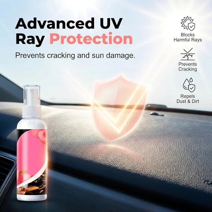 Restoring Car Interior Polish Spray, Streak free total Interior Cleaner and Protectant, Safe for Cars, Interior Quick Detailer Cleaner and Protectant, UV Protectant - Tough on Stains & Dirt (100ml)