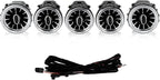 Turbine Air Vent,5 pcs 3 Color Front LED Turbine Air Vent Ambient Light Kit Replacement for - C-class W205 C205 for GLC-Class X253 C253 Pre-Facelift 2015-2018