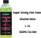 MIIGII Car Wash Soap with Paint Protection Coating - pH Balanced Car Shampoo - Rich Suds & Deep Cleaning - All Vehicles - 300ml (10oz)