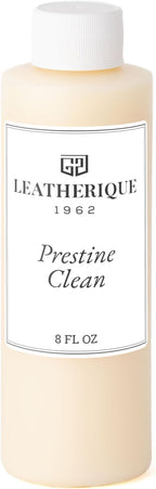 Leatherique Prestine Clean 8 oz | Leather Cleaner & Conditioner for Cars, Furniture, Saddles & More | Gently Removes Dirt, Oils & Impurities | Works Alone or with Leatherique Rejuvenator Oil